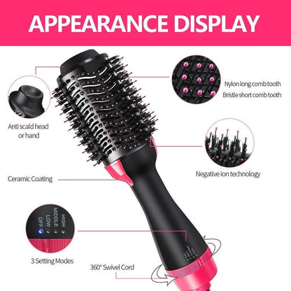 ZNR™ Hair Dryer and Hot Air Brush | 3-in-1