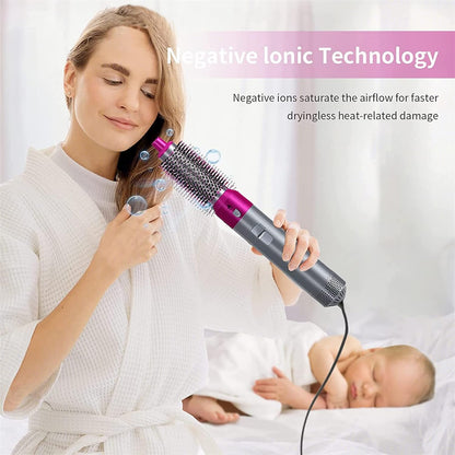 New 5 in 1 electric hair dryer