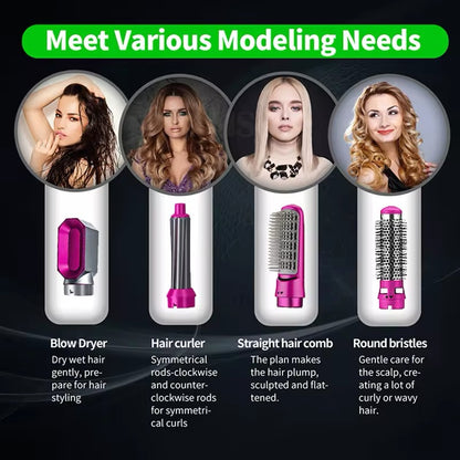 New 5 in 1 electric hair dryer