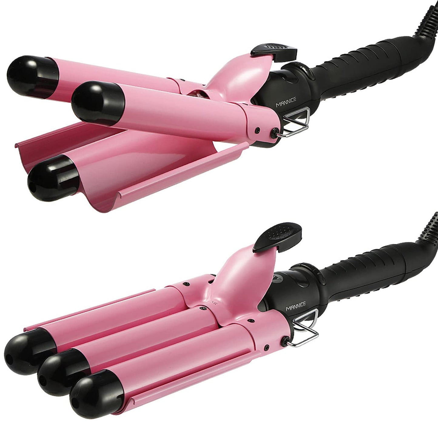 Triple hair curler